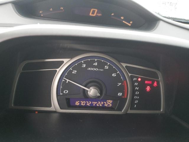 2HGFA16829H536887 - 2009 HONDA CIVIC EX SILVER photo 9