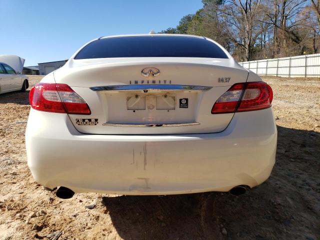 JN1BY1AP2BM325217 - 2011 INFINITI M37 WHITE photo 6