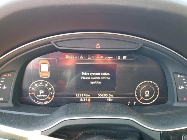 WA1VAAF7XJD007054 - 2018 AUDI Q7 PRESTIGE WHITE photo 9