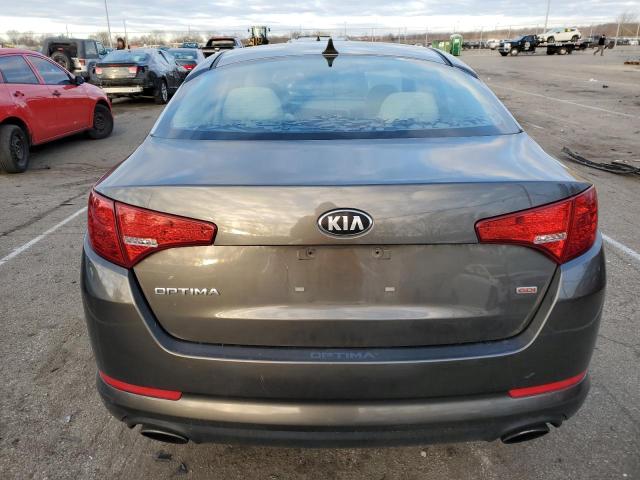 5XXGM4A79DG120096 - 2013 KIA OPTIMA LX GRAY photo 6