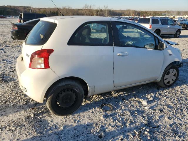 JTDJT923685203612 - 2008 TOYOTA YARIS WHITE photo 3