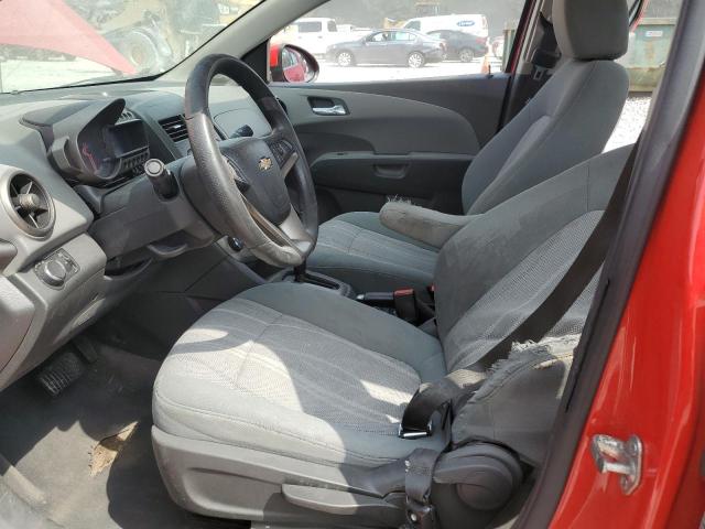 1G1JC5SH2E4139020 - 2014 CHEVROLET SONIC LT RED photo 7