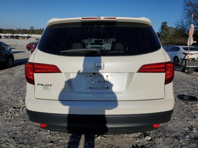 5FNYF5H55GB023493 - 2016 HONDA PILOT EXL WHITE photo 6