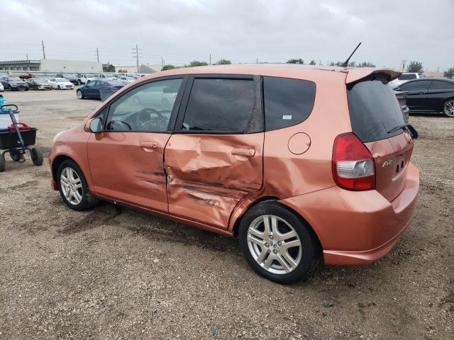 JHMGD38627S020907 - 2007 HONDA FIT S 橙色 照片 2
