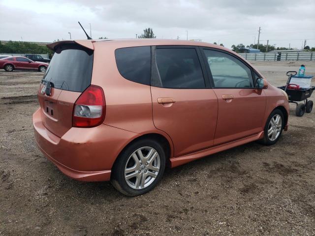 JHMGD38627S020907 - 2007 HONDA FIT S 橙色 照片 3