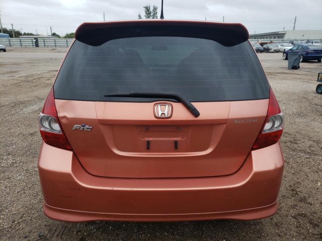 JHMGD38627S020907 - 2007 HONDA FIT S 橙色 照片 6