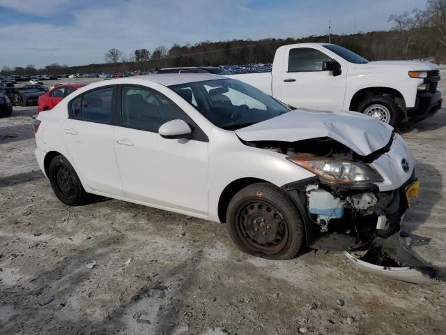 JM1BL1UF4B1414433 - 2011 MAZDA 3 I WHITE photo 4