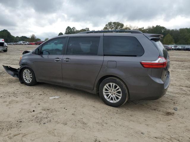 5TDYK3DC5GS691410 - 2016 TOYOTA SIENNA XLE GRAY photo 2