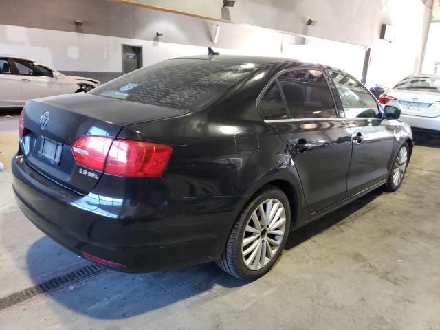 3VWGZ7AJ6BM354025 - 2011 VOLKSWAGEN JETTA SEL BLACK photo 3