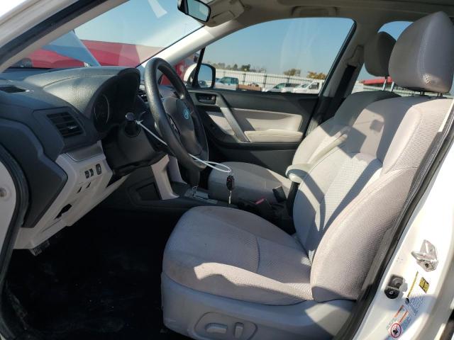 JF2SJADC3FH826062 - 2015 SUBARU FORESTER 2.5I PREMIUM WHITE photo 7