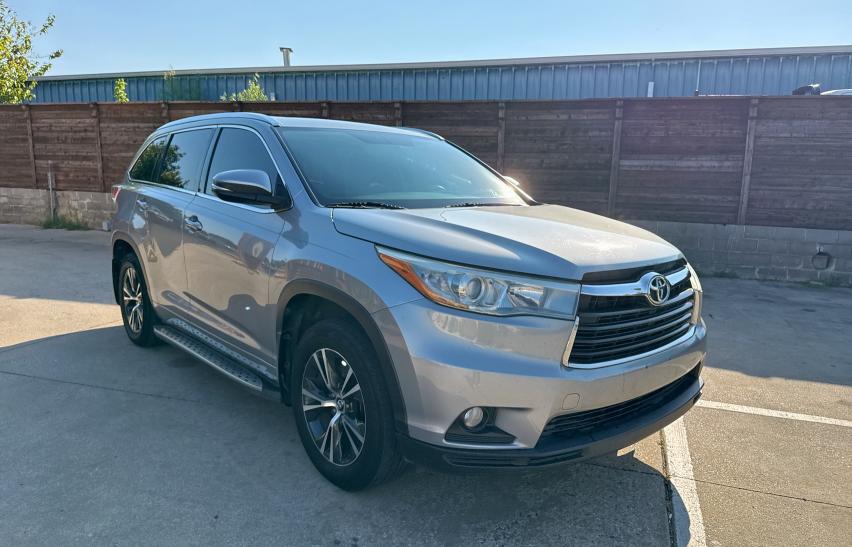 2016 TOYOTA HIGHLANDER XLE, 