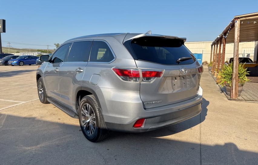 5TDKKRFH1GS141462 - 2016 TOYT HIGHLANDER XLE Күміс фото 3