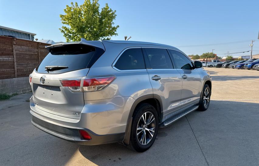 5TDKKRFH1GS141462 - 2016 TOYT HIGHLANDER XLE Күміс фото 4