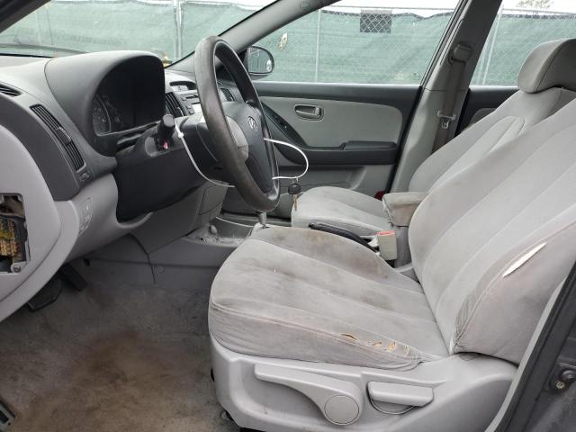 KMHDU46D27U196125 - 2007 HYUNDAI ELANTRA GLS GRAY photo 7