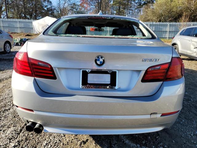 WBAXG5C5XDD233720 - 2013 BMW 528 I SILVER photo 6