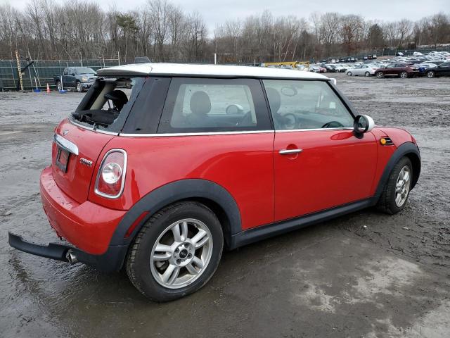 WMWSU3C5XDT372839 - 2013 MINI COOPER RED photo 3