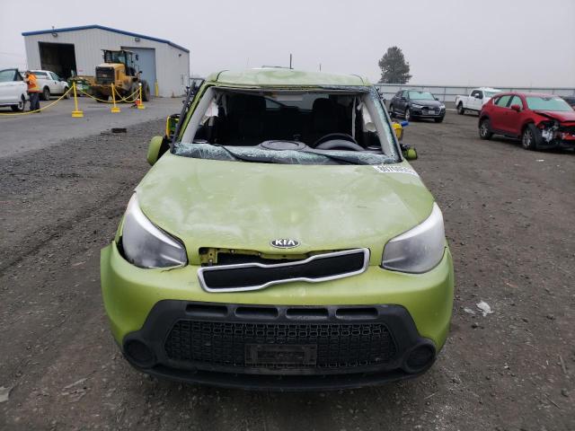 KNDJP3A54F7765434 - 2015 KIA SOUL + GREEN photo 5