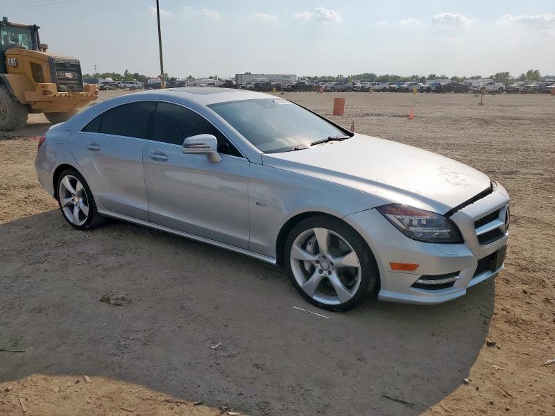 WDDLJ7DB6CA027268 - 2012 MERCEDES-BENZ CLS 550 SILVER photo 4