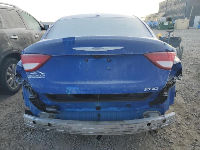 1C3CCCAB5FN742156 - 2015 CHRYSLER 200 LIMITED BLUE photo 6