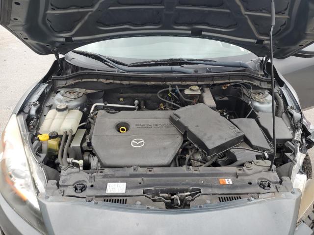 JM1BL1UFXC1522315 - 2012 MAZDA 3 I GRAY photo 11