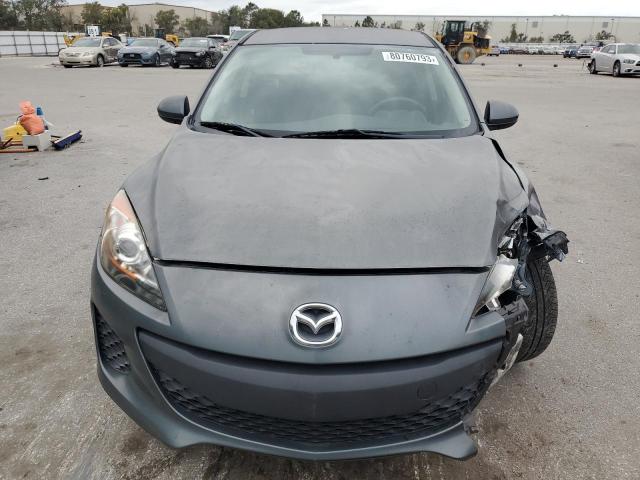 JM1BL1UFXC1522315 - 2012 MAZDA 3 I GRAY photo 5