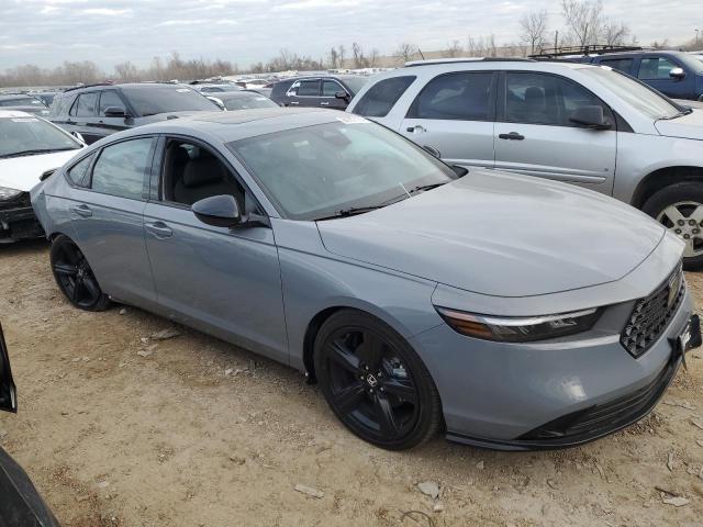 1HGCY2F77PA019916 - 2023 HONDA ACCORD HYBRID SPORT-L GRAY photo 4