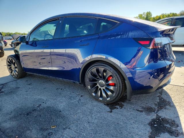 7SAYGDEF2PF784490 - 2023 TESLA MODEL Y BLUE photo 2