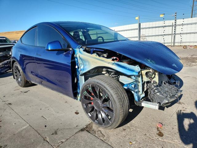 7SAYGDEF2PF784490 - 2023 TESLA MODEL Y BLUE photo 4