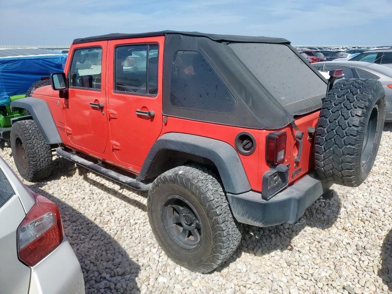 1C4BJWDG0DL645185 - 2013 JEEP WRANGLER U SPORT 红色 照片 2