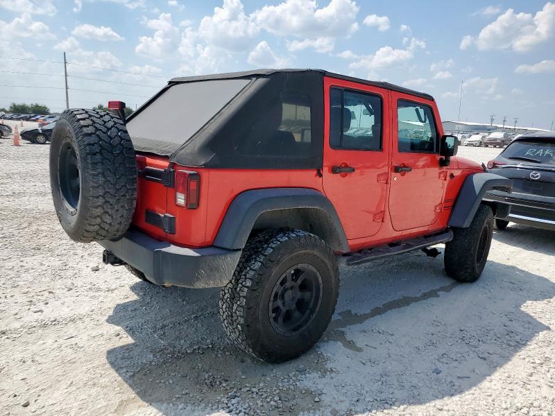 1C4BJWDG0DL645185 - 2013 JEEP WRANGLER U SPORT 红色 照片 3