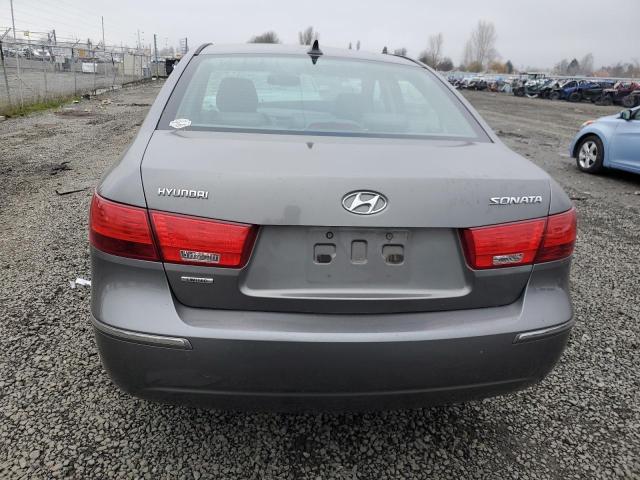 5NPEU4AC8AH650564 - 2010 HYUNDAI SONATA SE GRAY photo 6