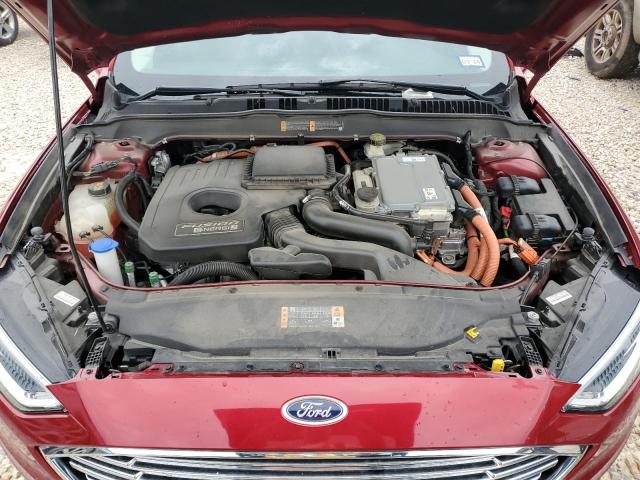 3FA6P0SU2HR141997 - 2017 FORD FUSION TITANIUM PHEV RED photo 11