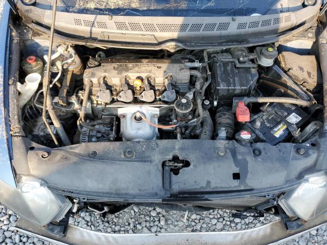 2HGFG12879H504019 - 2009 HONDA CIVIC EX ლურჯი ფოტო 11