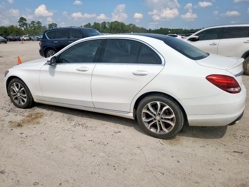 55SWF4KBXGU137326 - 2016 MERZ C 300 4MATIC WHITE photo 2