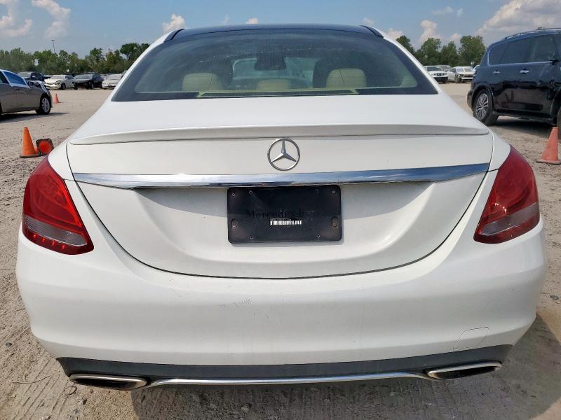 55SWF4KBXGU137326 - 2016 MERZ C 300 4MATIC WHITE photo 6