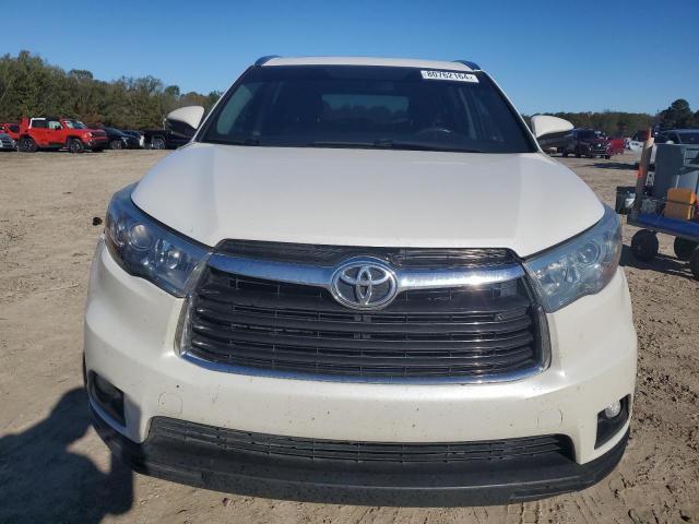 5TDKKRFH5FS116529 - 2015 TOYOTA HIGHLANDER XLE WHITE photo 5