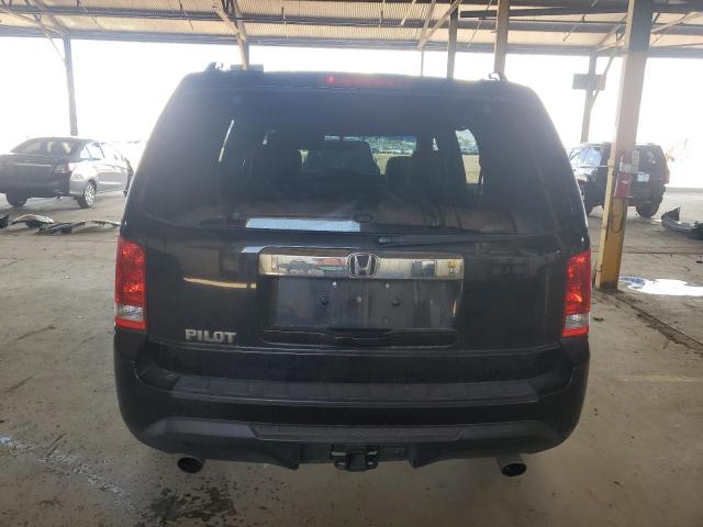 5FNYF3H5XCB025982 - 2012 HONDA PILOT EXL BLACK photo 6