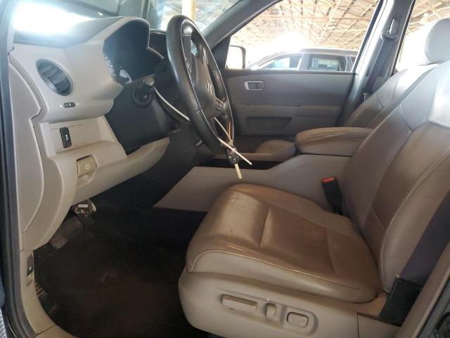 5FNYF3H5XCB025982 - 2012 HONDA PILOT EXL BLACK photo 7