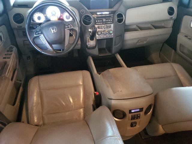 5FNYF3H5XCB025982 - 2012 HONDA PILOT EXL BLACK photo 8