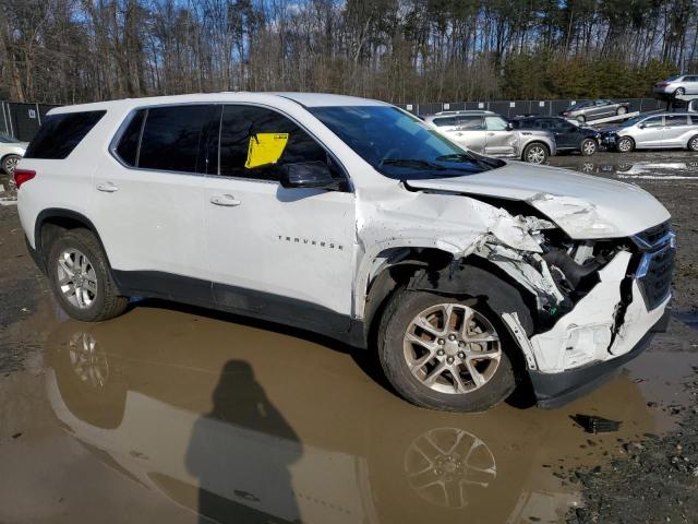 1GNERFKW4LJ129378 - 2020 CHEVROLET TRAVERSE LS WHITE photo 4