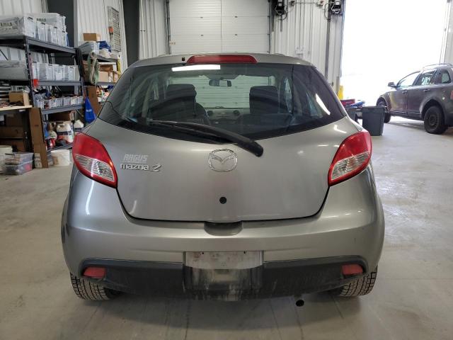 JM1DE1KY4D0164076 - 2013 MAZDA MAZDA2 GRAY photo 6