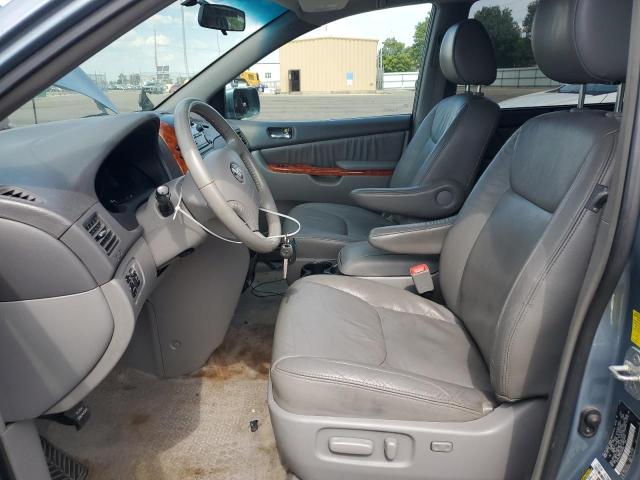 5TDYK4CC9AS336609 - 2010 TOYOTA SIENNA XLE BLUE photo 7