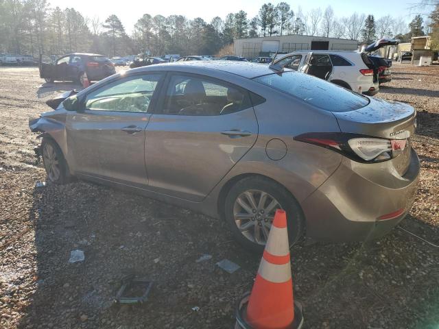 5NPDH4AE7GH722493 - 2016 HYUNDAI ELANTRA SE CHARCOAL photo 2