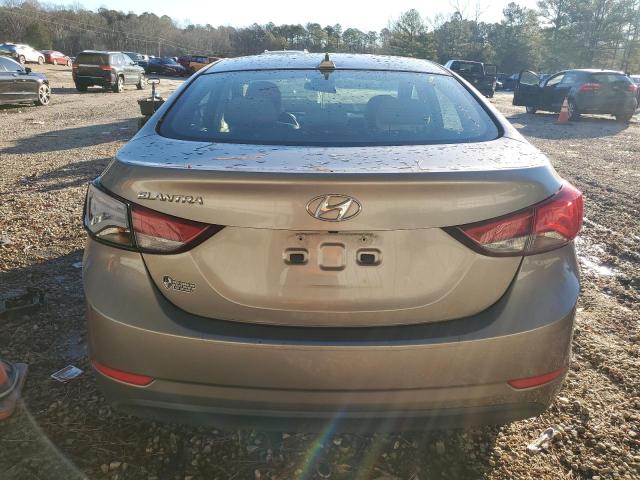 5NPDH4AE7GH722493 - 2016 HYUNDAI ELANTRA SE CHARCOAL photo 6