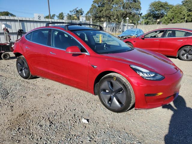 5YJ3E1EB2LF710943 - 2020 TESLA MODEL 3 RED photo 4
