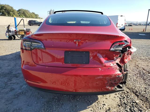 5YJ3E1EB2LF710943 - 2020 TESLA MODEL 3 RED photo 6