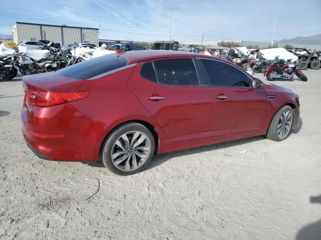 5XXGR4A70FG509522 - 2015 KIA OPTIMA SX RED photo 3