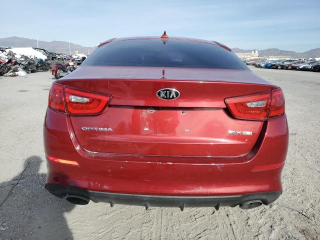 5XXGR4A70FG509522 - 2015 KIA OPTIMA SX RED photo 6