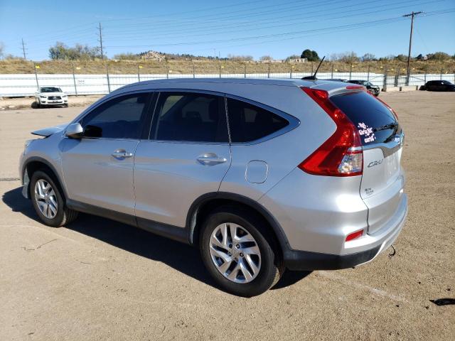 5J6RM4H76FL095394 - 2015 HONDA CR-V EXL SILVER photo 2