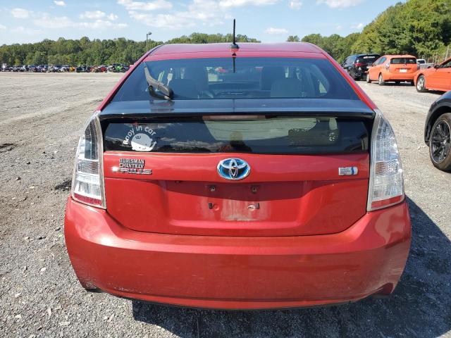 JTDKN3DU6B0294273 - 2011 TOYOTA PRIUS RED photo 6